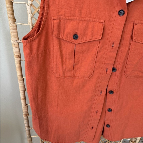 Banana Republic Sleeveless Top  Rustic Orange - Picture 5 of 10